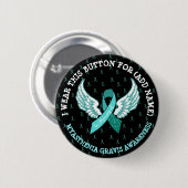Memorial MG Warrior Awareness Ribbon Button (Voorkant /achterkant)