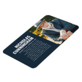 Memorial Modern Foto Prayer Kaart Keepomwille Magneet (Linkerzijde)