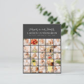 Memorial Modern Simple Minimalist 25 Photo (Staand voorkant)