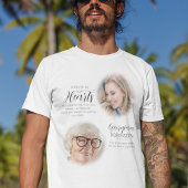 Mémorial moderne avant et après T-shirt photo