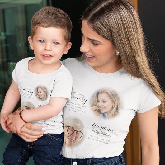 Mémorial moderne avant et après T-shirt photo