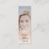 Mémorial moderne | Poème funéraire Mini carte Sign (Devant)