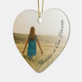 Memorial Ornament - Forever in ons hart (Links)