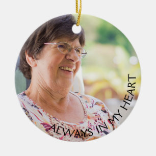 Memorial Ornament met kardinaal en gedicht