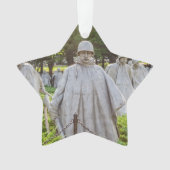 Memorial over oorlogsveteranen ornament (voorkant)