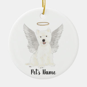 Memorial over sympathie West Highland Terrier Keramisch Ornament