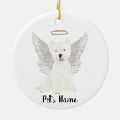 Memorial over sympathie West Highland Terrier Keramisch Ornament (Achterkant)