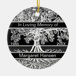 Mémorial personnalisé Arbre de vie Ornement en
