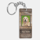 Memorial | Pet Sleutelhanger (Voorkant Links)