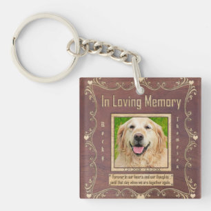 Memorial   Pet Sleutelhanger Carved Wood Kijk