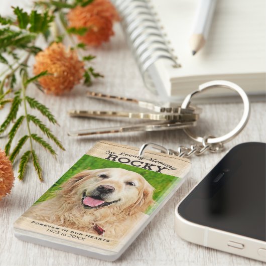 Memorial | Pet Sleutelhanger Keepomwille (Voorkant Rechts)