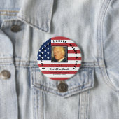 Memorial Photo Button met Amerikaanse vlag HAMbWG (In situ)