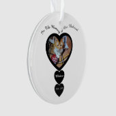 Memorial Photo Cat, Name, Hearts, replaceable,  (devant)