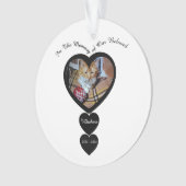 Memorial Photo Cat, Name, Hearts, replaceable,  (devant)