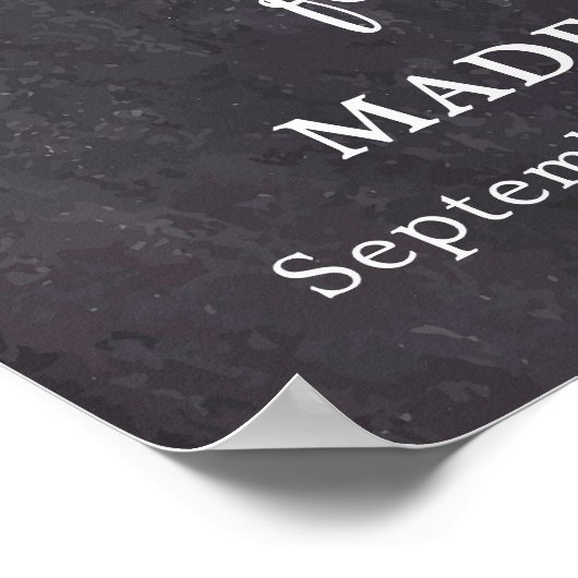 Memorial Photo Collage in Loving Memory Funeral Poster (Hoek)