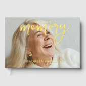 Mémorial photo Elegant Gold Foil (Recto)