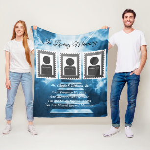 Memorial Photo Fleece Blanket