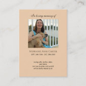 Mémorial photo Je suis Carte de prière gratuite 2 (Devant)