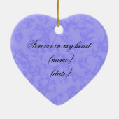 Memorial Photo Ornament  (Achterkant)