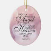 Memorial Photo Ornament (Rechts)