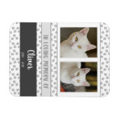 Mémorial photo pour animaux de compagnie Magnet fl (Horizontal)