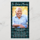 Memorial Poem Funeral Prayer Bladwijzer Blue Pset (Voorkant)