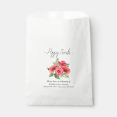 Memorial Poppy Seed begrafenis Bedankzakje (Voorkant)