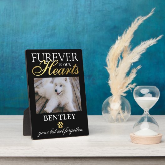 Mémorial pour animaux | Furever dans notre Plaque  (Côté)