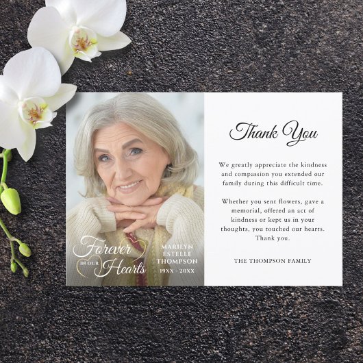 Mémorial pour toujours dans nos coeurs Photo Merci