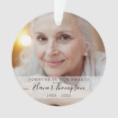 Mémorial pour toujours dans nos coeurs Photo Noël (devant)