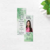 Memorial Prayer Kaart Funeral Natuur Bladwijzer (Bureau)