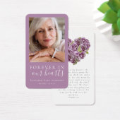 Memorial Prayer Kaart | Hydrangea Heart (Bureau)