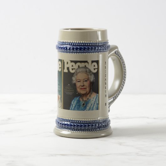 MEMORIAL QUEEN ELIZABETH II MUG BIERPUL (Voorkant rechts)