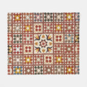 Memorial quilt fleece deken (Voorkant (Horizontaal))