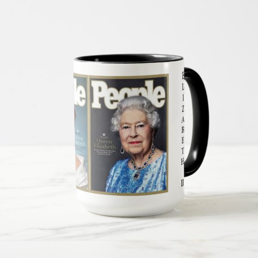 MEMORIAL REINE ELIZABETH II MUG (Devant droit)