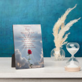 Memorial Remembrance Tribute Aangepaste naam Spiri Fotoplaat (Zijkant)