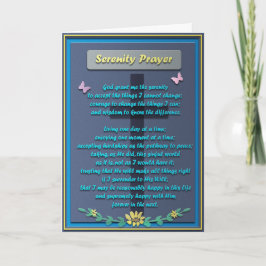Memorial Serenity Prayer Kaart