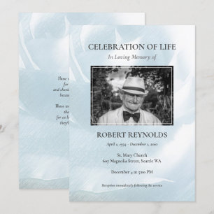 Memorial Service Announement Kaart