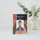 Memorial Service Invitation Bowling Lane Bowler (Debout devant)