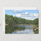 Memorial Service Lake Aankondiging (Voorkant)