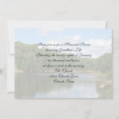 Memorial Service Lake Aankondiging (Achterkant)