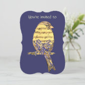 Memorial Service Musique Invitation avec Bird (Debout devant)