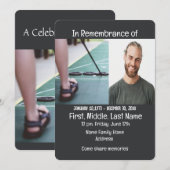 Memorial Service nodigen advocaat juridisch Kaart (Voorkant / Achterkant)