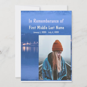 Memorial Service nodigen Dawn Lake ochtendverkeer  Kaart