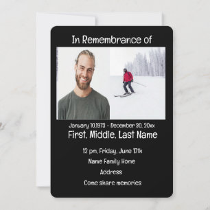 Memorial Service nodigt cross-country sckiing uit Kaart