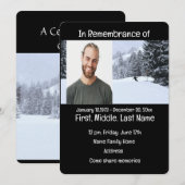 Memorial Service nodigt cross-country sckiing uit Kaart (Voorkant / Achterkant)