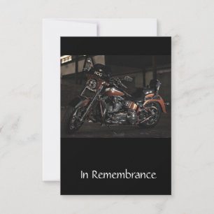 Memorial Service nodigt motorfiets uit Kaart