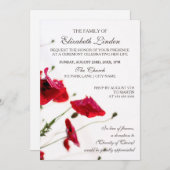 Memorial Service | Rode papaver Kaart (Voorkant / Achterkant)