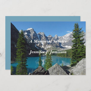 Memorial Service Uitnodiging Bergen Meer