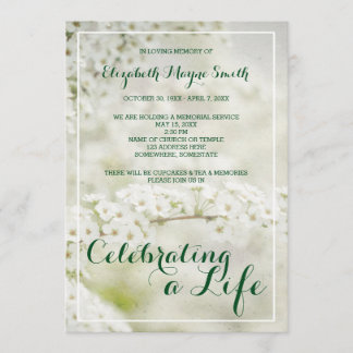 Memorial Service Viering van de Baby van het leven Kaart